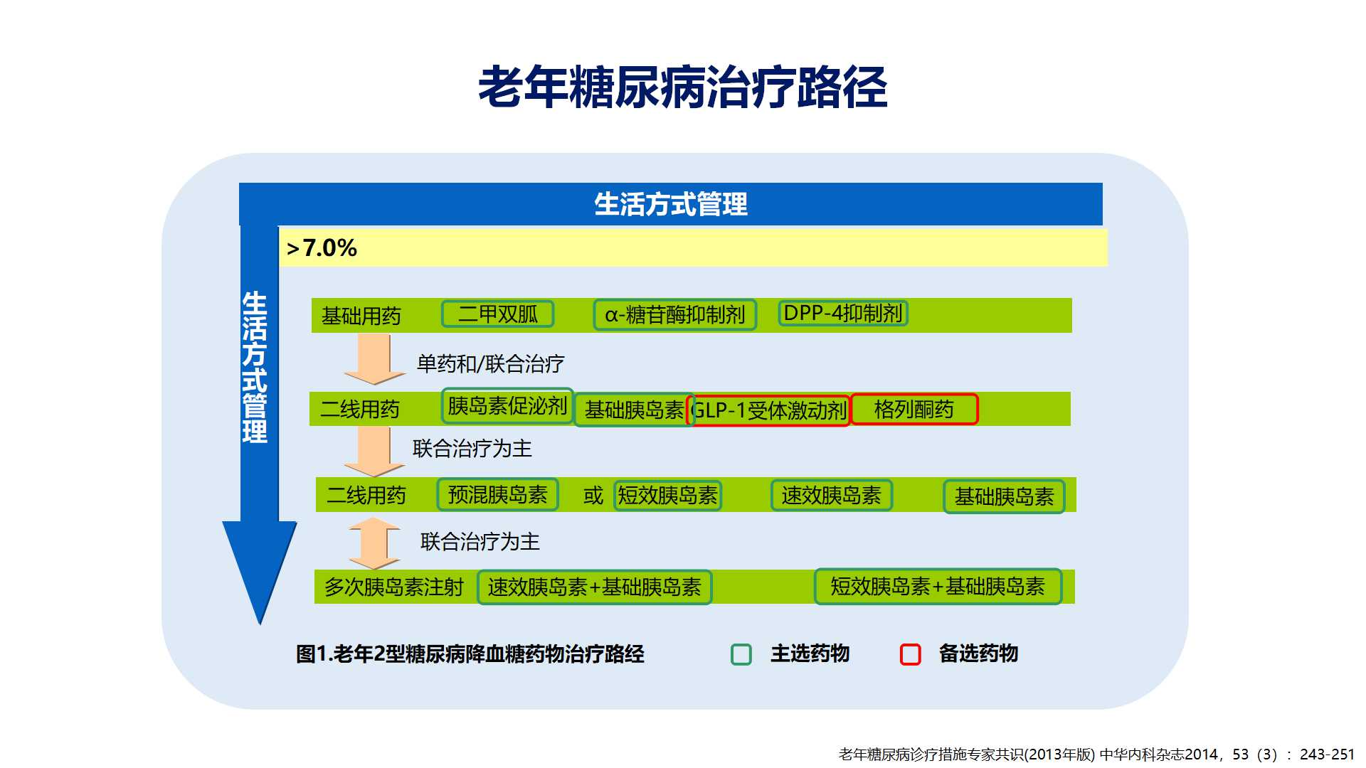 老年糖尿病治疗及管理