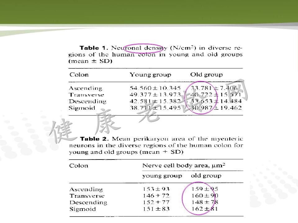 老年人消化道动力改变与临床