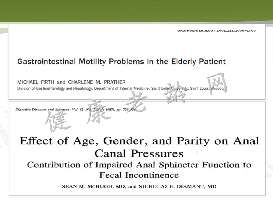 老年人消化道动力改变与临床