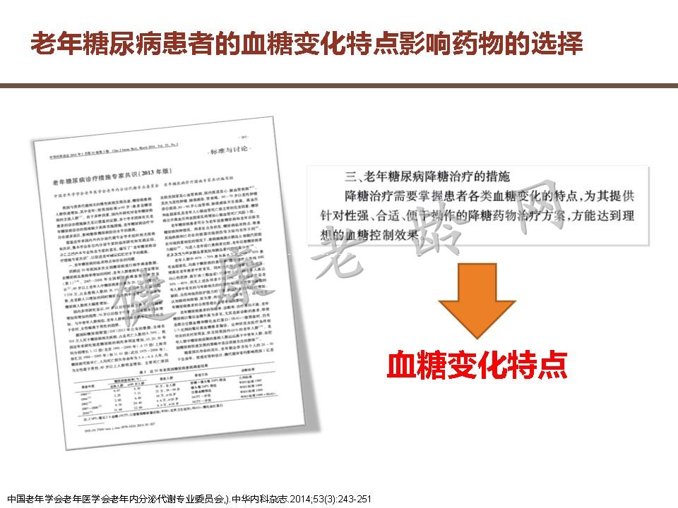 老年糖尿病患者用药策略探讨