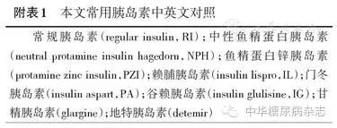 【指南与共识】中国1型糖尿病胰岛素治疗指南