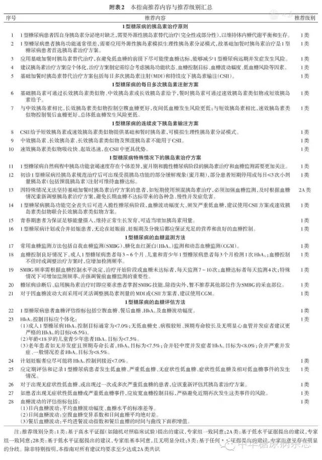 【指南与共识】中国1型糖尿病胰岛素治疗指南