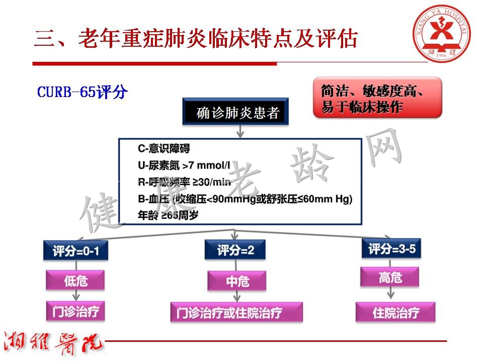 老年重症肺炎诊治中关注的问题