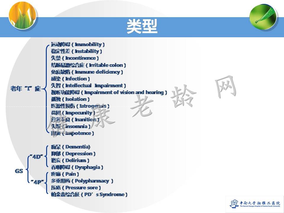 老年医学三大核心之一——老年综合征概论