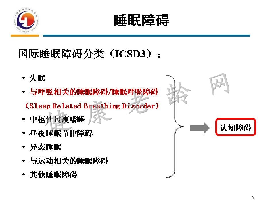 重视老年人OSAHS与认知障碍