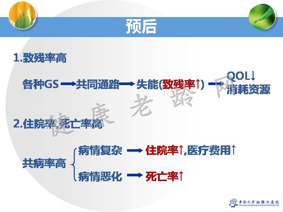 老年医学三大核心之一——老年综合征概论