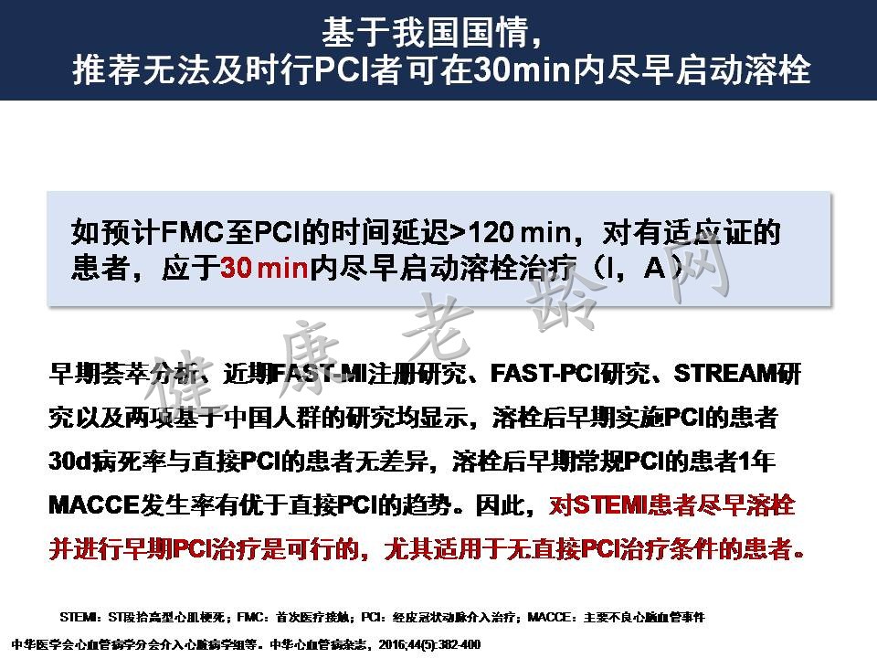 从2016中国PCI指南看急性心肌梗塞处理策略