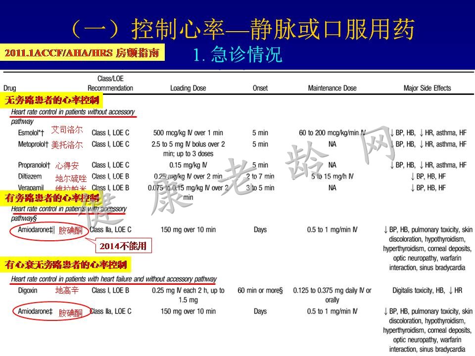 老年房颤患者的治疗