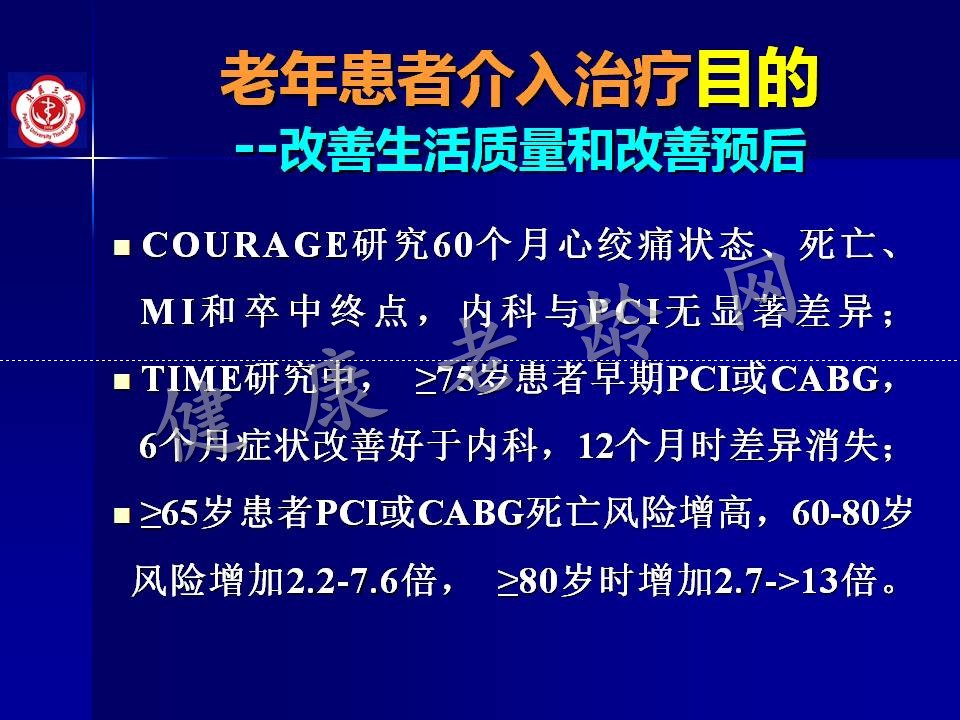 高龄冠心病患者介入治疗——问题思考