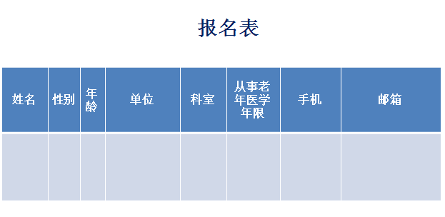  中国老年医学科医师培训提高班(第九期) 首轮通知