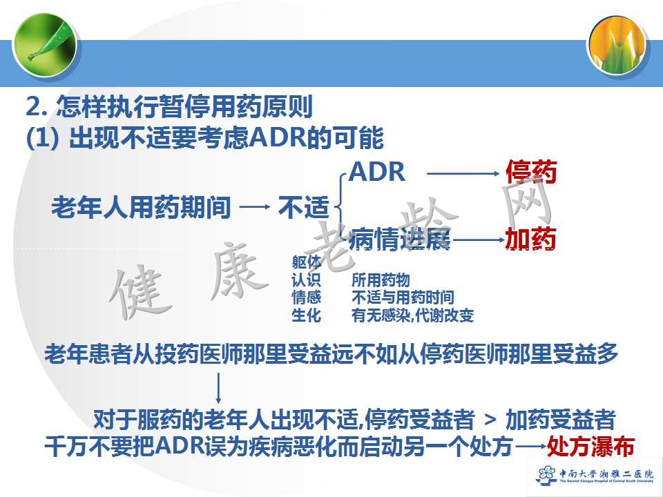 老年人合理用药